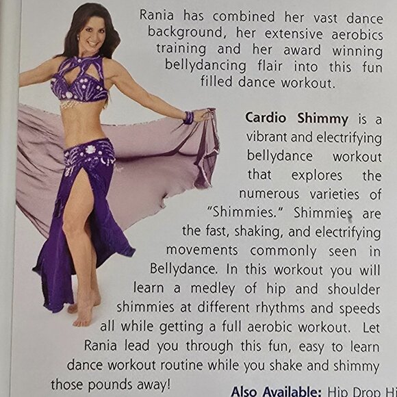 Bellydance Fitness for Weight Loss Rania DVD Cardio Shimmy NEW Belly Dance Video - Picture 4 of 5